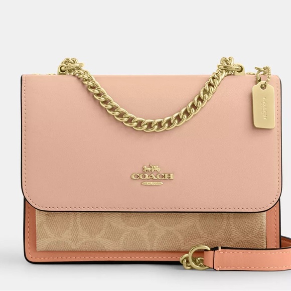 COACH Mini Klare Crossbody Bag In Colorblock Signature Canvas - Picture 1 of 6